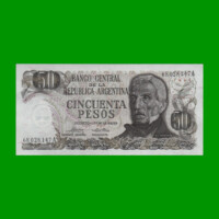 PESOS LEY 18.188 $50,00, BOT 2371, AÑO 1975, ESTADO EXCELENTE+ .-