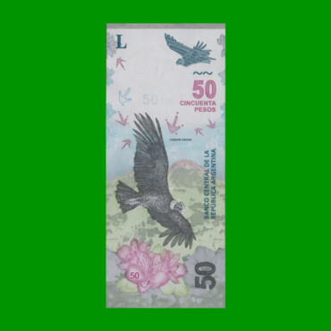 PESOS 3er DISEÑO $50,00, BOT 5201, AÑO 2018, ESTADO SIN CIRCULAR.-