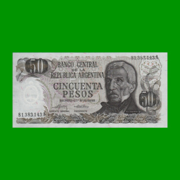 PESOS LEY 18.188 $50,00, BOT 2371, AÑO 1975, ESTADO SIN CIRCULAR.-