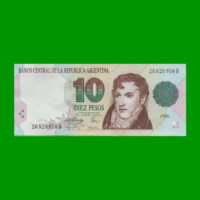 PESOS CONVERTIBLES 1er DISEÑO $10,00, BOT 3045, AÑO 1995, ESTADO MUY BUENO+ .-