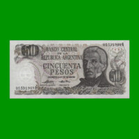 PESOS LEY 18.188 $50,00, BOT 2372, AÑO 1975, ESTADO EXCELENTE+ .-