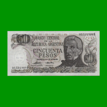 PESOS LEY 18.188 $50,00, BOT 2372, AÑO 1975, ESTADO EXCELENTE+ .-