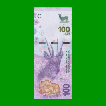 PESOS 3er DISEÑO $100,00, BOT 5401, AÑO 2018, ESTADO EXCELENTE.-