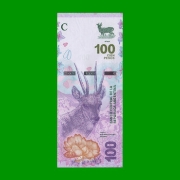 PESOS 3er DISEÑO $100,00, BOT 5401, AÑO 2018, ESTADO EXCELENTE+.-