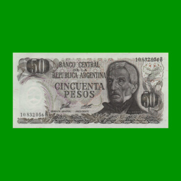 PESOS LEY 18.188 $50,00, BOT 2374, AÑO 1976, ESTADO SIN CIRCULAR.-