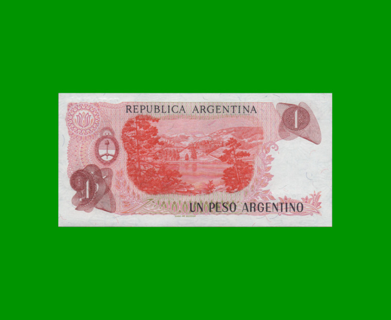 PESOS ARGENTINOS $1,00, BOT 2604, AÑO 1984, ESTADO SIN CIRCULAR.- - Imagen 2