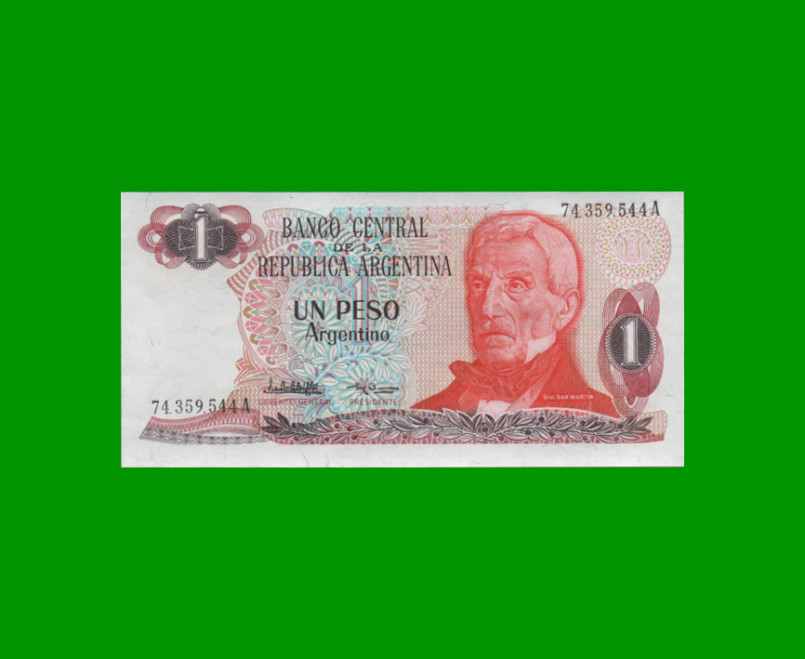 PESOS ARGENTINOS $1,00, BOT 2604, AÑO 1984, ESTADO SIN CIRCULAR.-