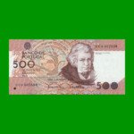 BILLETE DE PORTUGAL 500 ESCUDOS, PICK 180d, AÑO 1992 ESTADO EXCELENTE+.-