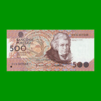 BILLETE DE PORTUGAL 500 ESCUDOS, PICK 180d, AÑO 1992 ESTADO EXCELENTE+.-