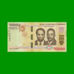 BILLETE DE BURUNDI 10.000 FRANCOS, PICK 54, AÑO 2015 ESTADO SIN CIRCULAR.-