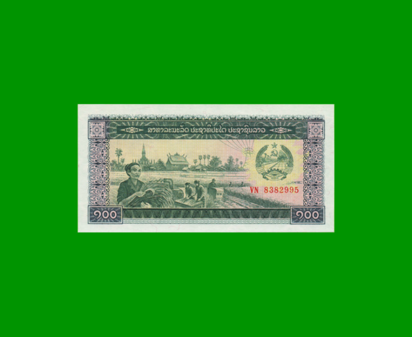 BILLETE DE LAOS 100 KIP, PICK 30a, AÑO 1979, ESTADO SIN CIRCULAR.-