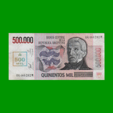 AUSTRALES TRANSITORIOS $500.000,00, BOT 2897, AÑO 1990, ESTADO MUY BUENO.-