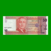 BILLETE DE FILIPINAS 50 PISO, PICK 193b, ESTADO SIN CIRCULAR.-