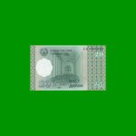 BILLETE DE TAJIKISTAN 20 DIRAM, PICK 12, AÑO 1999, ESTADO SIN CIRCULAR.-