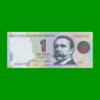 PESOS CONVERTIBLES 1er DISEÑO $1,00, BOT 3006, AÑO 1993, ESTADO SIN CIRCULAR.-