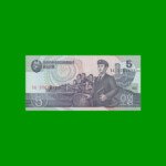BILLETE DE COREA DEL NORTE 5 WON, PICK 40b, ESTADO SIN CIRCULAR.-