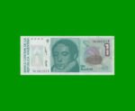 BILLETE DE AUSTRALES, 1 AUSTRAL, BOT 2807, AÑO 1988, ESTADO EXCELENTE.-