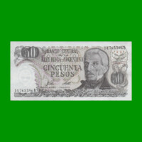PESOS LEY 18.188 $50,00, BOT 2376, AÑO 1976, ESTADO EXCELENTE+ .-