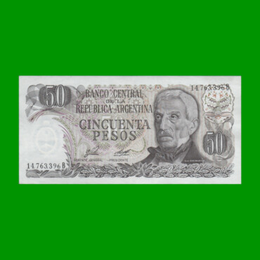 PESOS LEY 18.188 $50,00, BOT 2376, AÑO 1976, ESTADO EXCELENTE+ .-