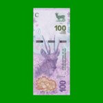 PESOS 3er DISEÑO $100,00, BOT 5403, AÑO 2019, ESTADO EXCELENTE+.-