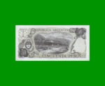 PESOS LEY 18.188 $50,00, BOT 2376, AÑO 1976, ESTADO SIN CIRCULAR.- - Imagen 2