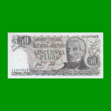 PESOS LEY 18.188 $50,00, BOT 2376, AÑO 1976, ESTADO SIN CIRCULAR.-