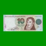 PESOS CONVERTIBLES 1er DISEÑO $10,00, BOT 3046, AÑO 1996, ESTADO SIN CIRCULAR.-