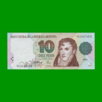 PESOS CONVERTIBLES 1er DISEÑO $10,00, BOT 3046, AÑO 1996, ESTADO SIN CIRCULAR.-