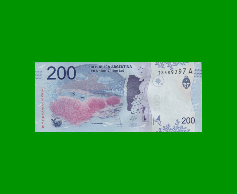 PESOS 3er DISEÑO $200,00, BOT 5601, AÑO 2016, ESTADO SIN CIRCULAR.- - Imagen 2