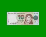 PESOS CONVERTIBLES 1er DISEÑO $10,00, BOT 3049, AÑO 1997, ESTADO EXCELENTE.-