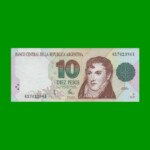 PESOS CONVERTIBLES 1er DISEÑO $10,00, BOT 3049, AÑO 1997, ESTADO EXCELENTE.-