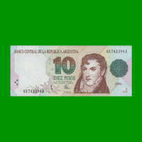 PESOS CONVERTIBLES 1er DISEÑO $10,00, BOT 3049, AÑO 1997, ESTADO EXCELENTE.-