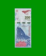 PESOS 3er DISEÑO $200,00, BOT 5601, AÑO 2016, ESTADO SIN CIRCULAR.-