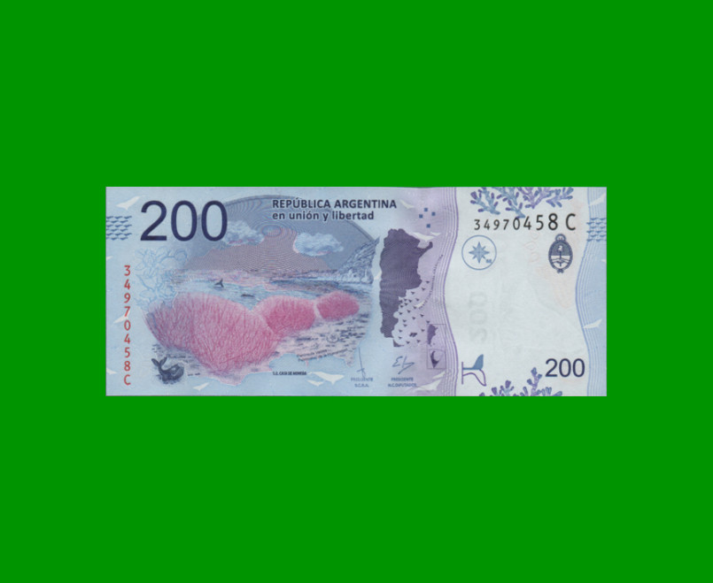 PESOS 3er DISEÑO $200,00, BOT 5603, AÑO 2017, ESTADO EXCELENTE+.- - Imagen 2