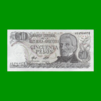 PESOS LEY 18.188 $50,00, BOT 2379, AÑO 1977, ESTADO EXCELENTE.-