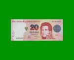 PESOS CONVERTIBLES 1er DISEÑO $20,00, BOT 3052, AÑO 1993, ESTADO EXCELENTE+.-