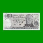 PESOS LEY 18.188 $50,00, BOT 2379, AÑO 1977, ESTADO EXCELENTE+ .-