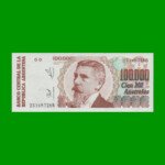 BILLETE DE AUSTRALES, 100.000 AUSTRALES, BOT 2893, AÑO 1991, ESTADO SIN CIRCULAR.-
