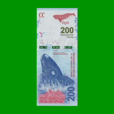 PESOS 3er DISEÑO $200,00, BOT 5605, AÑO 2017, ESTADO SIN CIRCULAR.-