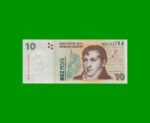 PESOS CONVERTIBLES 2do DISEÑO $10,00, BOT 3401, AÑO 1998, ESTADO EXCELENTE.-