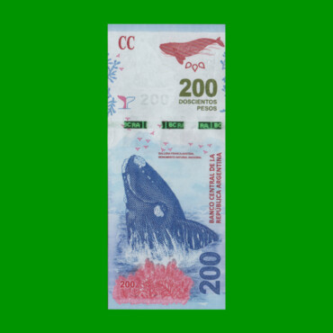 PESOS 3er DISEÑO $200,00, BOT 5607, AÑO 2018, ESTADO SIN CIRCULAR.-