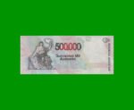BILLETE DE AUSTRALES, 500.000 AUSTRALES, BOT 2900, AÑO 1991, ESTADO MUY BUENO+ .- - Imagen 2