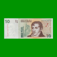 PESOS CONVERTIBLES 2do DISEÑO $10,00, BOT 3401, AÑO 1998, ESTADO SIN CIRCULAR.-