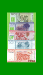 SERIE COMPLETA DE CHILE 5 BILLETES, PICK NEW, AÑOS VARIOS, ESTADO SIN CIRCULAR.- - Imagen 2