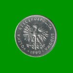 MONEDA DE POLONIA 2 ZLOTY, AÑO 1990, ESTADO NUEVA.- - Imagen 2