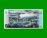 BILLETE DE ANTARTIDA 2 DOLARES, FANTASIA, AÑO 1996, ESTADO SIN CIRCULAR.- - Imagen 2