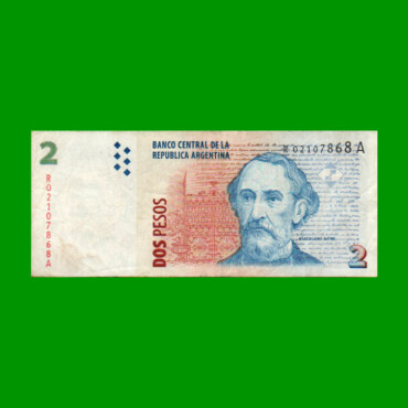 REPOSICION BILLETE CONVERTIBLE SEGUNDO DISEÑO $ 2,00, BOT 3223 , ESTADO MUY BUENO- .-
