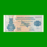 BONO DE FORMOSA $ 2,00, EC 349, AÑO 2001, ESTADO EXCELENTE+ .-