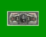 BILLETE DE COSTA RICA 1 COLON, S121, AÑO 1917, ESTADO SIN CIRCULAR.-