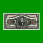 BILLETE DE COSTA RICA 1 COLON, S121, AÑO 1917, ESTADO SIN CIRCULAR.-